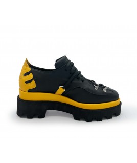 Monkey Leaf in Black & Yellow